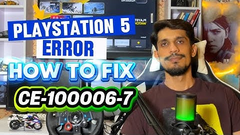 How To Fix PS5 Error Code CE-100006-7 The External storage drive cannot be recognised 