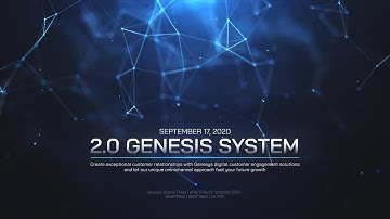 Genesis Digital Titles (4k After Effects Template)
