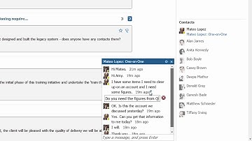 Oracle Social Network One on One Conversation Basics