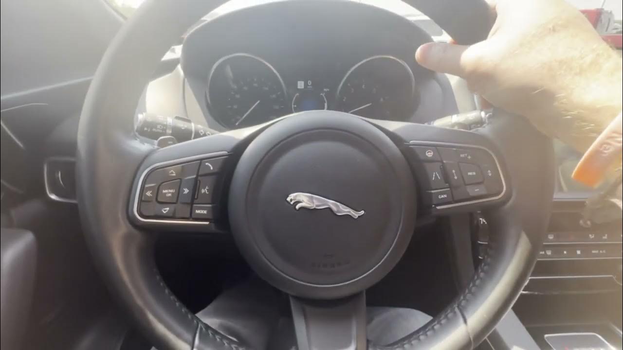 How to turn on heated steering wheel in a 2020 Jaguar F Pace YouTube