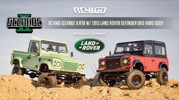 RC4WD Gelande II RTR Truck w/2015 Land Rover Defender D90 Body Set