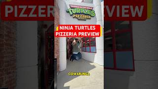Seeing Ninja Turtles Pizzeria for the First Time Sneak Preview #tmnt #ninjaturtles #pizza #nostalgia