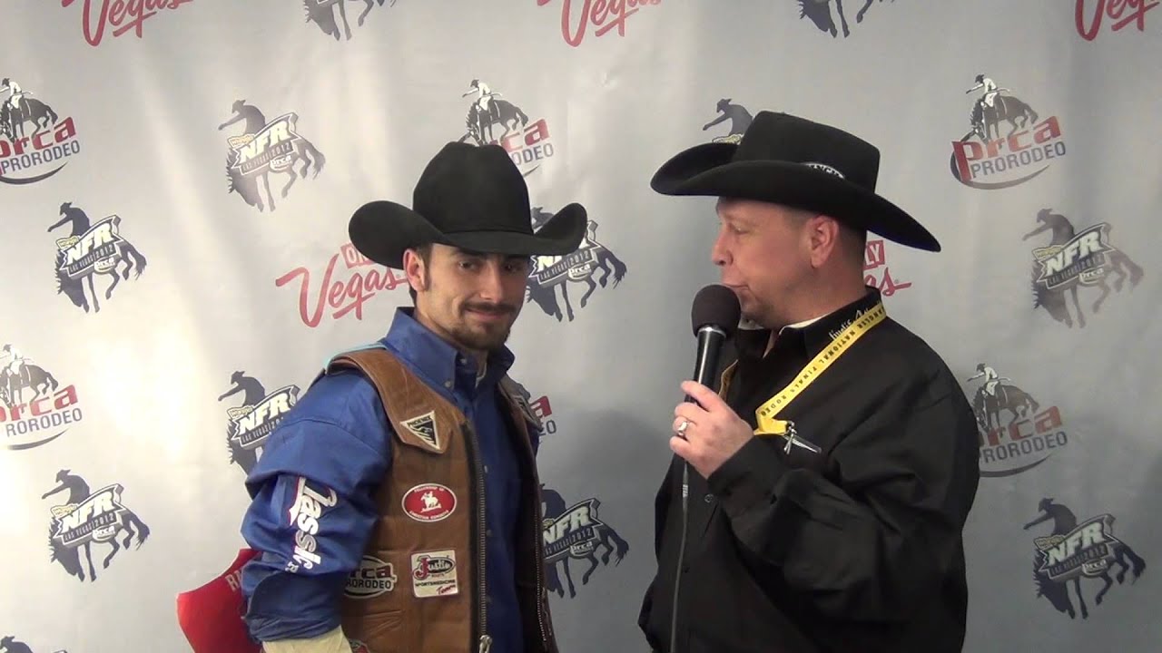 Winn Ratliff, 2012 WNFR Rd 6 Bareback Winner, With 4TheRide.com's Jason ...