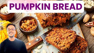 Easy Moist Pumpkin Bread | Keto Vegan Pumpkin Bread | Recipe Magik