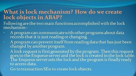 SAP ABAP Interview Questions and Answers for freshers and experienced– Part 2