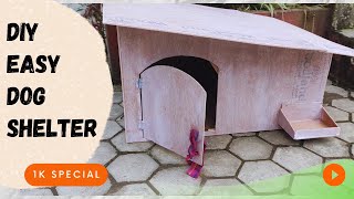 Making Dog Shelter for stray dogs in winter. || 1K Subs Special.