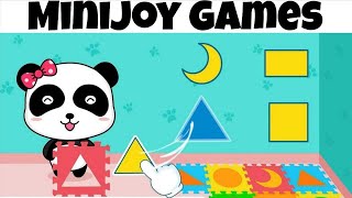 Baby Panda Learning Shapes Kids Educational Game Minijoy Games