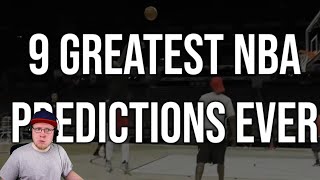 Reacting To Incredible NBA Predictions That Actually Happened