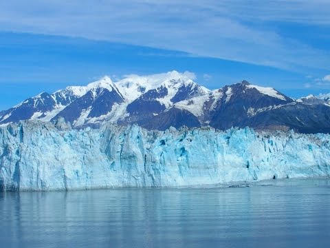 Videó: Hubbard-gleccser az alaszkai Yakutat-öbölben