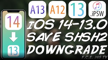 How To Save SHSH2 Blobs For iOS DOWNGRADE / Jailbreak ON A12 and A13 Devices (iPhone 11, XS, XR etc)