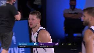 Final Minutes, Dallas Mavericks vs Sacramento Kings | 08\/04\/20 | Smart Highlights