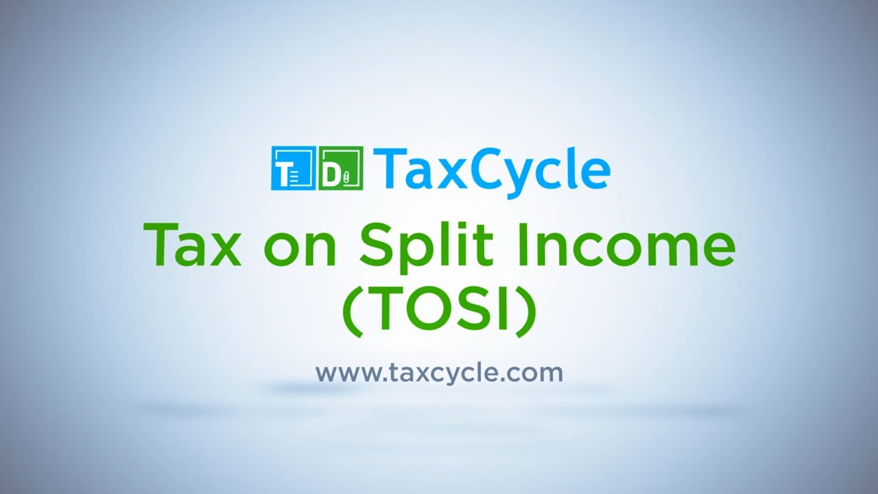 Tax on Split Income (TOSI) - March 13, 2019 - YouTube