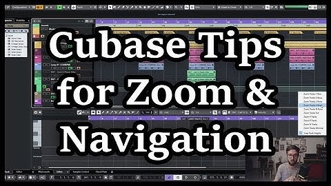 Cubase Quick Tip - Zoom & Navigate in Cubase with ease