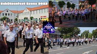 Schützenfest Esens 2023 komplett - Fackelzug, Aufmarsch der Vereine, großer Zapfenstreich, Festumzug