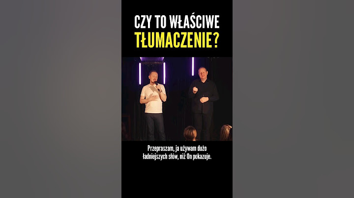 CZY TO WŁAŚCIWE TŁUMACZENIE? #standup #shorts