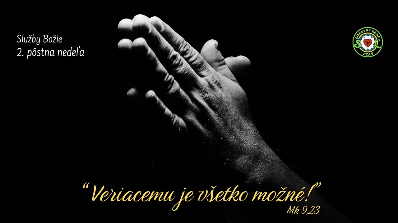 Služby Božie | 2. pôstna nedeľa | 1.3.2026