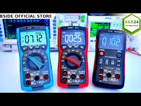 Review and comparison of BSIDE ZT-Y2 and BSIDE ZT-Y multimeter and BSIDE ZT-X multimeter