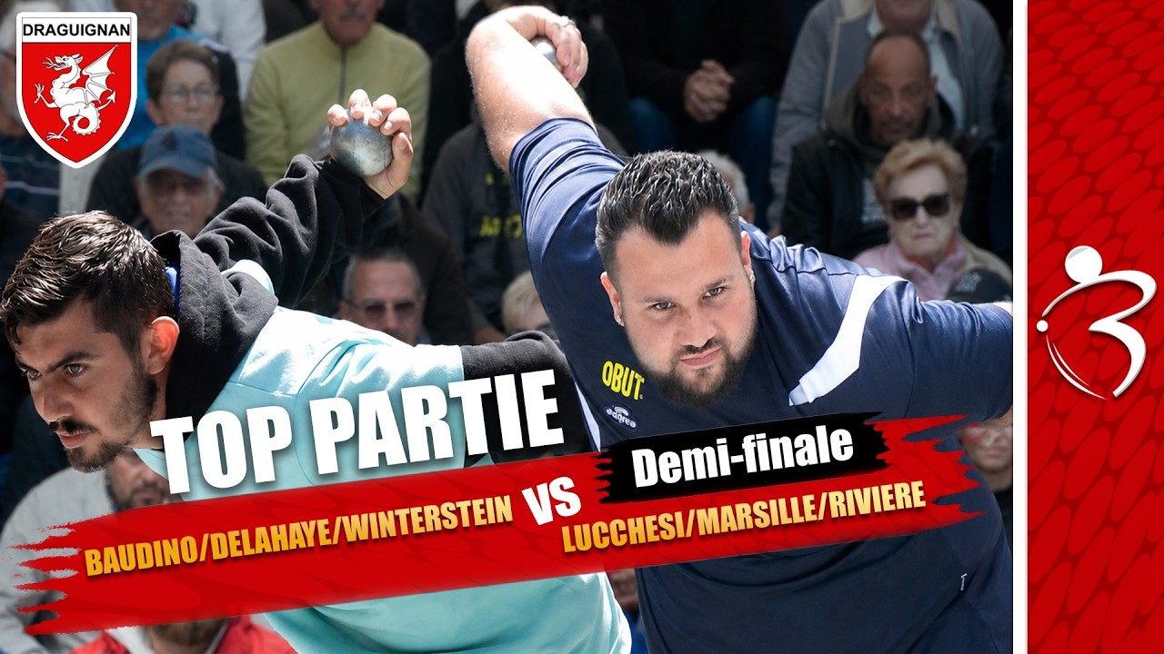Miniature : TOP 💪 Demi-finale BAUDINO vs LUCCHESI : National triplette à pétanque de Draguignan