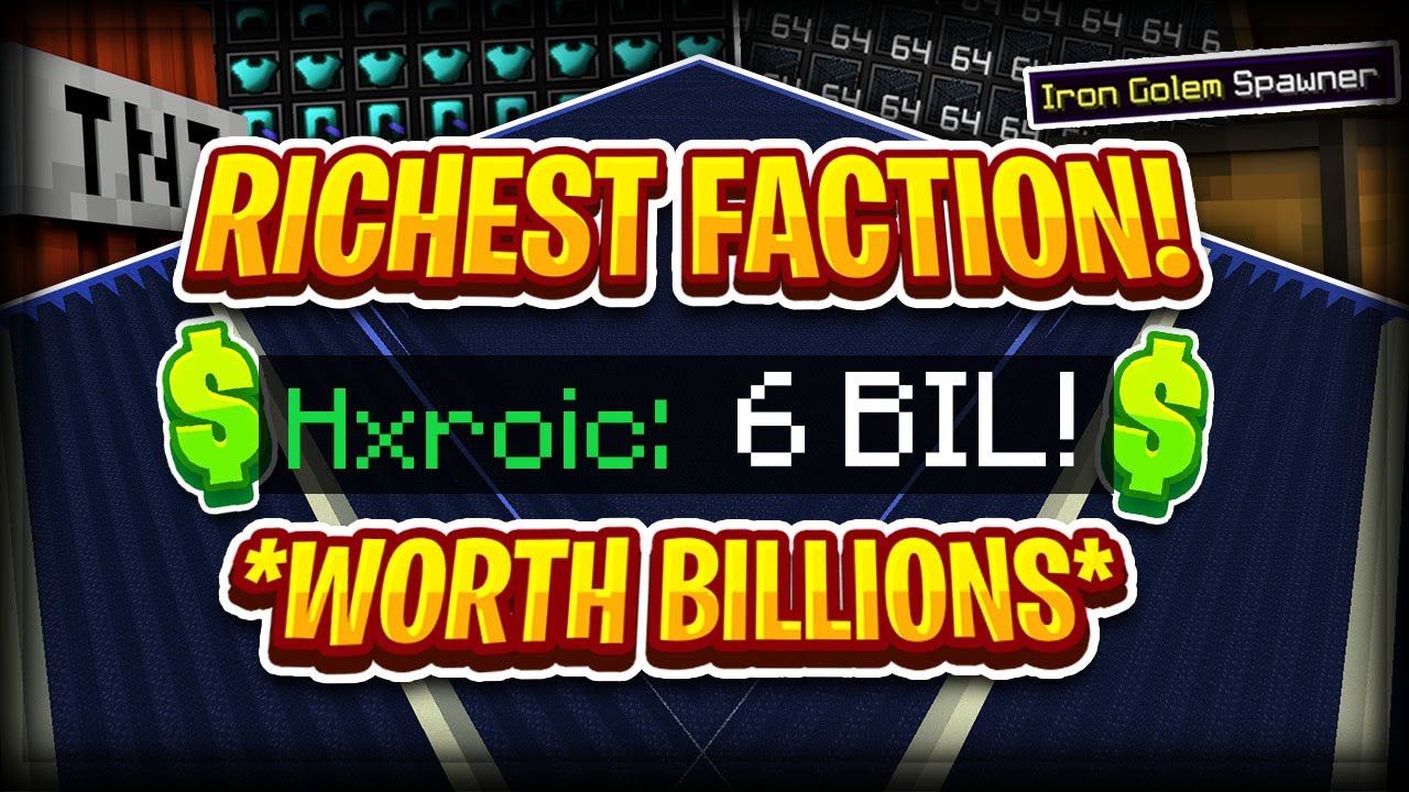 JOINING THE *RICHEST* FACTION! I Minecraft Factions I TheArchon I Ruby