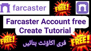 Farcaster Account create free Method || farcaster free account create || free farcaster 