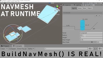 How to bake/update NavMesh at Runtime in Unity