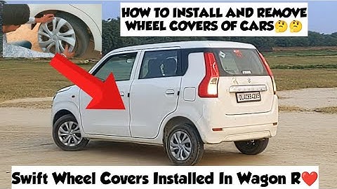 Wagon R Modification😍How to Install Wheel Cover🤔DIY Video😳Swift Wheel Covers in Wagon R 🔥🔥