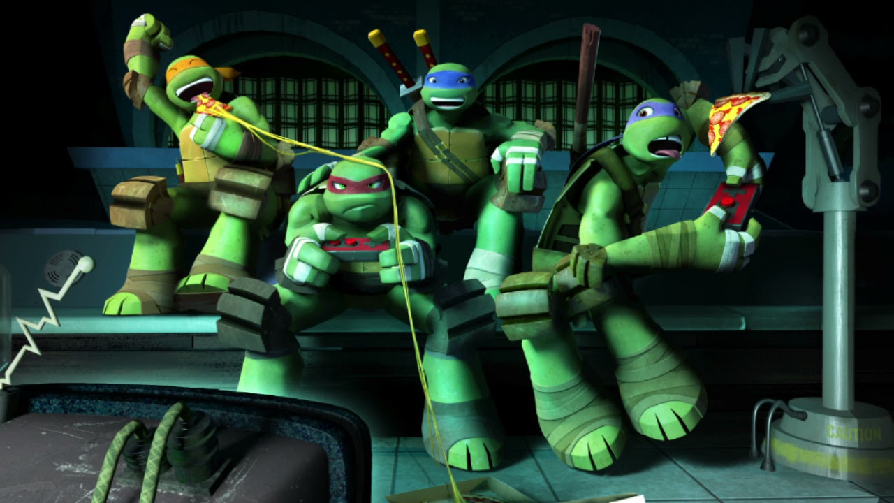 Playing video games with the Turtles! (TMNT 2012 Inspired Ambience)