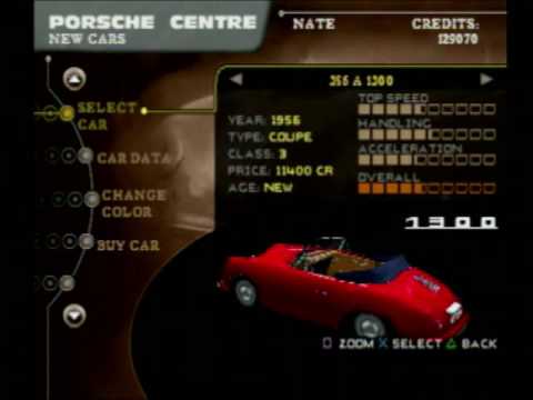 Need For Speed Porsche Unleashed Classic Era Menu Music Youtube