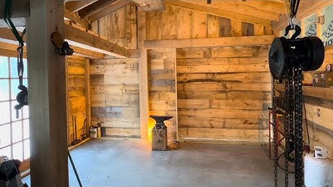 Making Huge Progress on The Blacksmith Shop Build!!