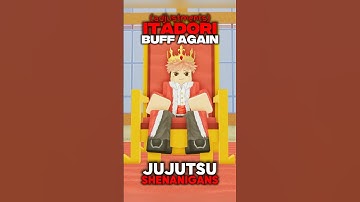 ITADORI RECEIVED A BUFF AGAIN!! #jujutsushenanigans #roblox #foryou #jjk #jjs #anime #itadori