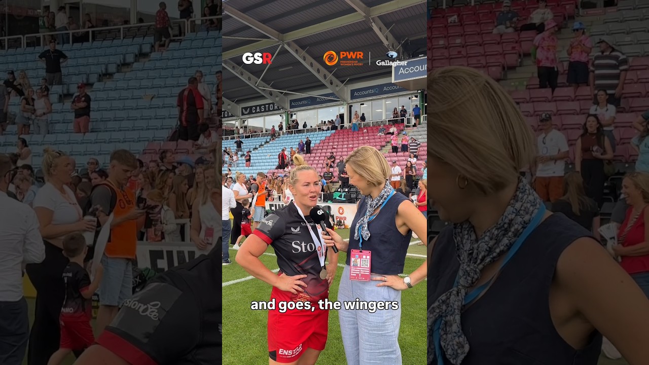 Post match with Marlie Packer 🎤 🏆