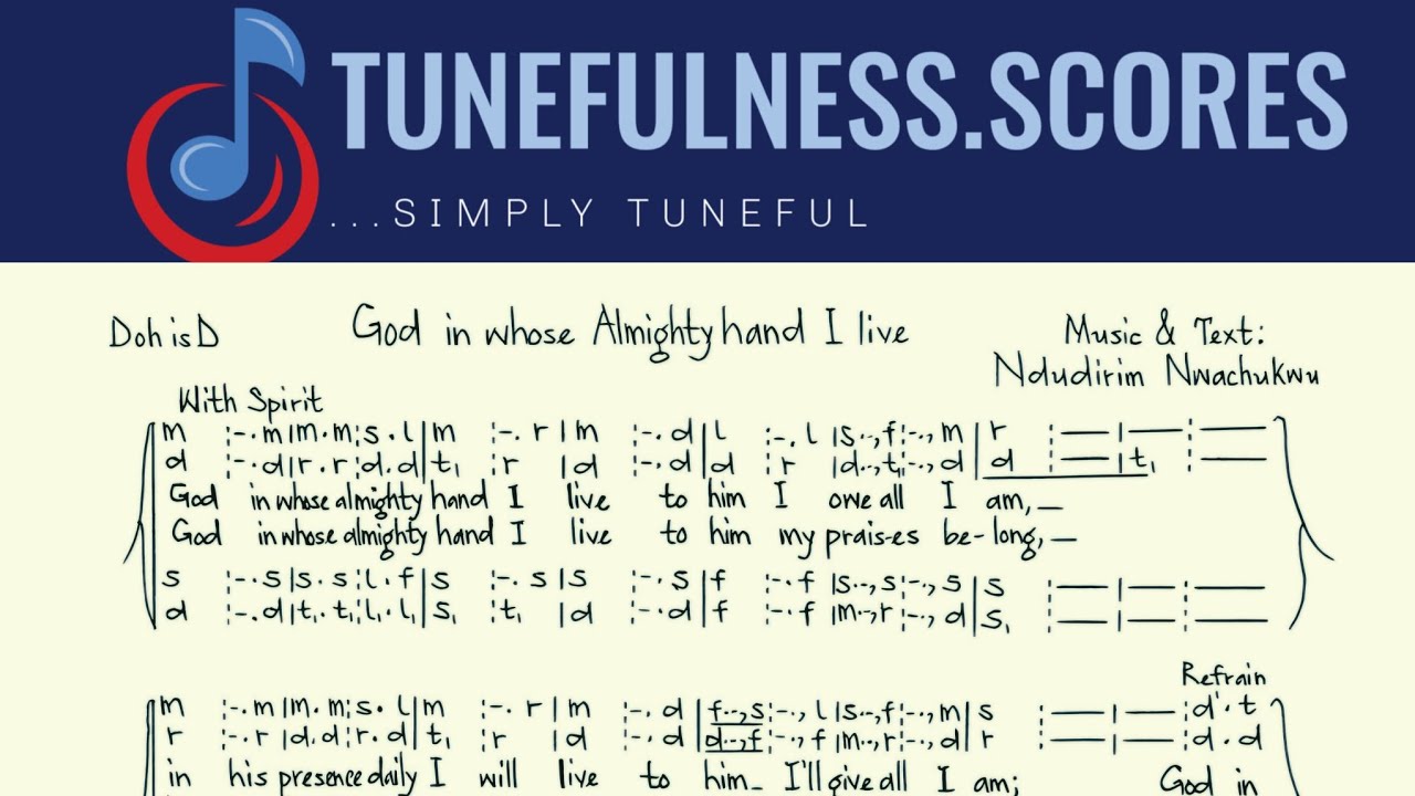 [ACAPELLA] - GOD IN WHOSE ALMIGHTY HAND I LIVE - N. Nwachukwu -