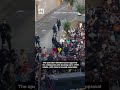 Spanish police have moved hundreds of migrants from beaches in Ceuta to a temporary camp.
