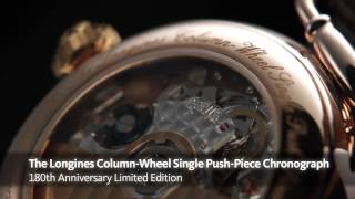 Longines@Baselworld 2012  Longines Column-Wheel Single Push-Piece Chronograph