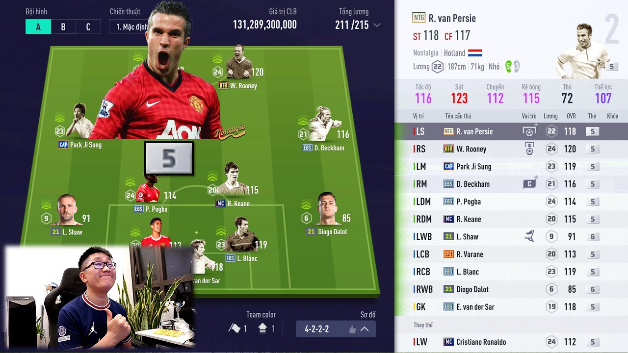 FIFA ONLINE 4: TEST VAN PERSIE NTG, HÀNG LOL MỚI CỨNG & ĐI CHỢ XÂY TEAM MAX PING NHẤT CÙNG ILF