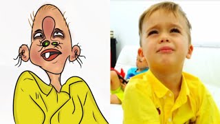 Vlad and Nikita kids play with Balloons Drawing Meme|