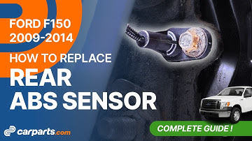 How to replace the Rear ABS Sensor 2009-2014 Ford F150 🚗