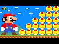 Can Giant Mario Collect 999 Mega Mushroom tried to beat Super Mario Bros.?