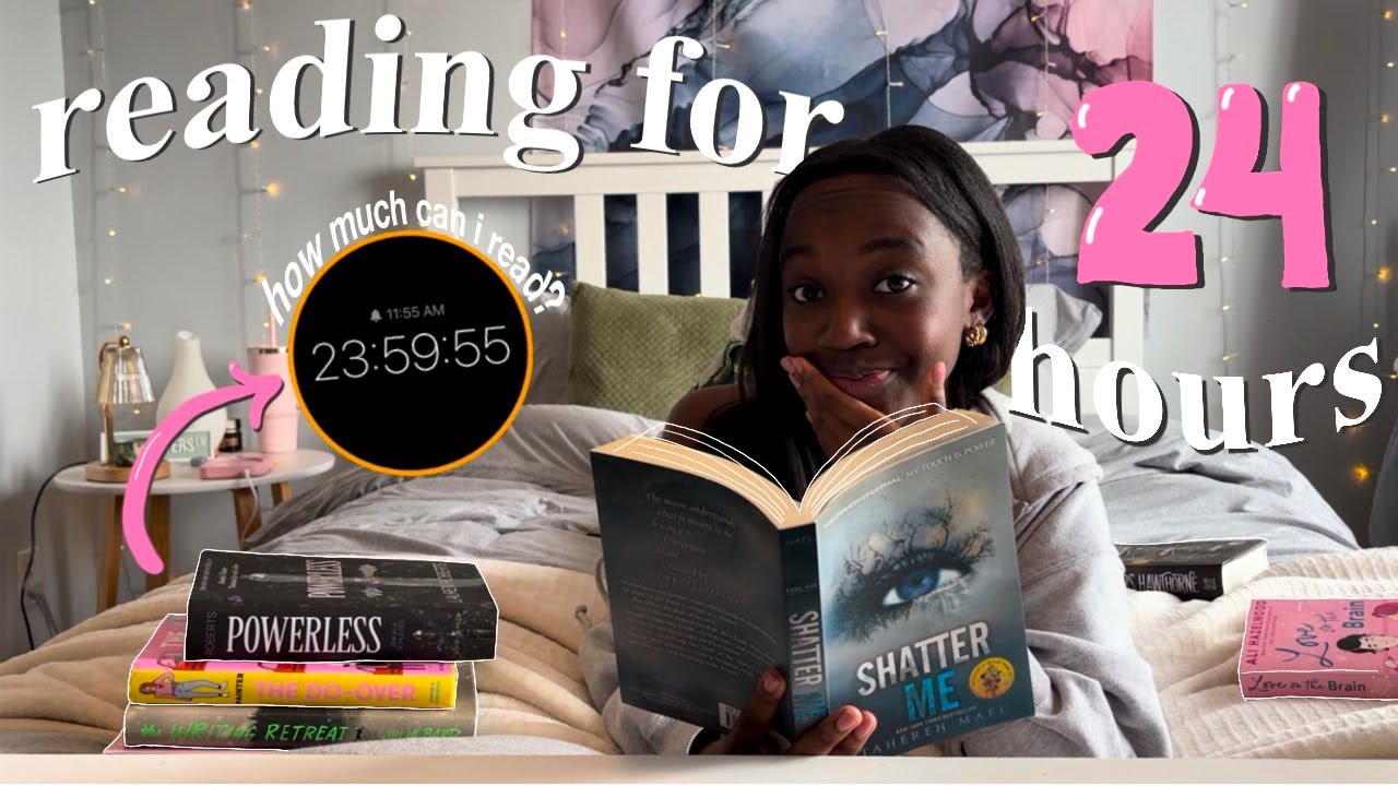 24 hour readathon challenge!! 📖 // how much can i read in 24 hours ...