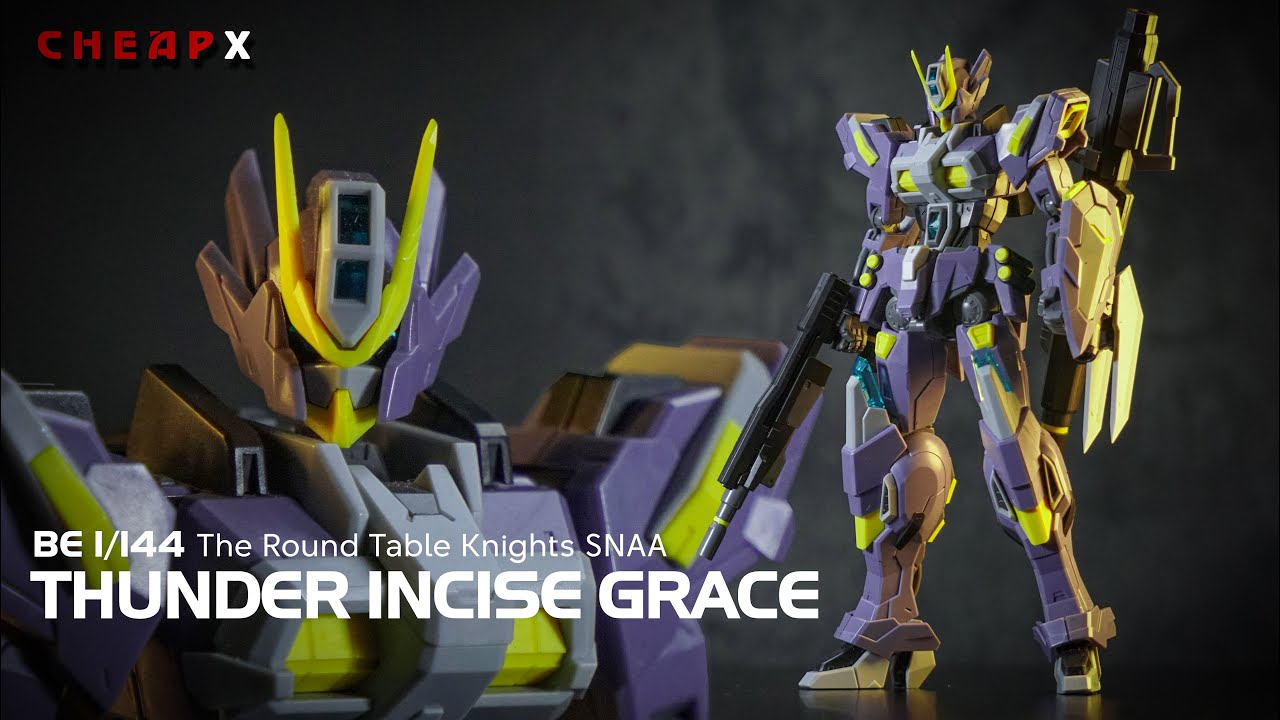 Thunder Incise Grace | 1/144 | SNAA | Speed Build | ASMR - The Round Table Knights