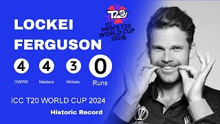 New Zealand vs PNG Amazing bowling by Lockei Ferguson #t20worldcup screenshot 3