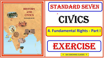 Fundamental rights part 1 Questions answers | exercise class 7th civics | Maharashtra state board