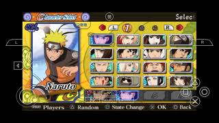 Naruto Shippuden: Ultimate Ninja Heroes 3 - All Characters