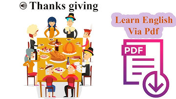Learn English Via Listening | Beginner  Level | Lesson 17 | Thanksgiving