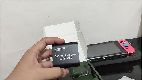 Video capture card for Nintendo Switch. Use your laptop as Monitor with loop to TV Monitor.