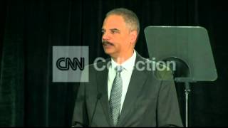 HOLDER: INCARCERATION RATE SHOCKINGLY HIGH