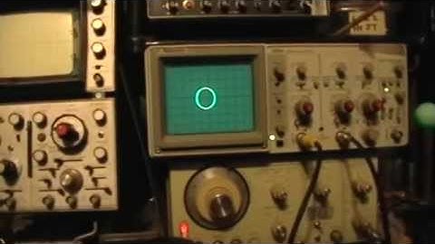 Scoposcopy: X-Y Mode, Phase, Trigger/Synched Function Generators