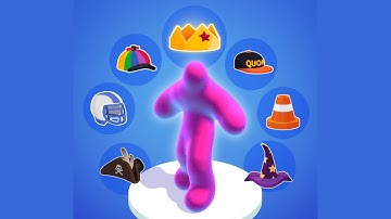 Blob Runner 3D level 49-51 Android IOS gameplay Mobile Gaming APKMODY Blob with Fancy Hats 🧢