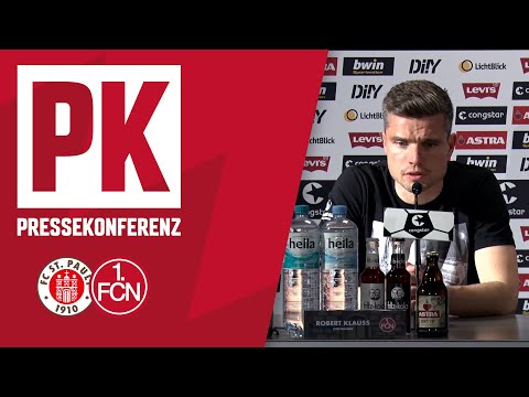 Die PK mit Timo Schultz & Robert Klauß | FC St. Pauli - 1. FC Nürnberg 1:1