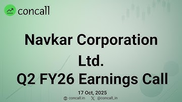Navkar Corporation Ltd. Q2 FY26 Earnings Conference Call